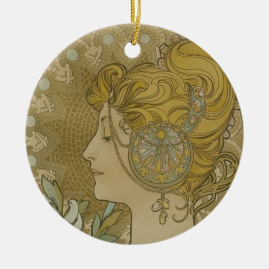 ヴィンテージブリジッドケルト火の女神 セラミックオーナメント (正面)