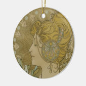 ヴィンテージブリジッドケルト火の女神 セラミックオーナメント (左)