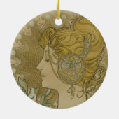 ヴィンテージブリジッドケルト火の女神 セラミックオーナメント (裏面)