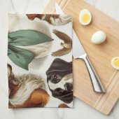 ヴィンテージブリタニーシームレス キッチンタオル (四つ折り)