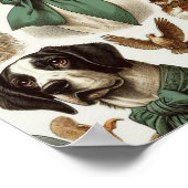 ヴィンテージブリタニーシームレス ポスター (角)