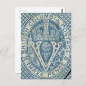 ヴィンテージブリティッシュコロンビア旅行はがき ポストカード (正面/裏面)