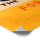 ヴィンテージブリティッシュザロックホテルトラベルポスター ポスター (角)