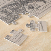 ヴィンテージブリティッシュ・エンパイア世界地図(1916) ジグソーパズル (側面)