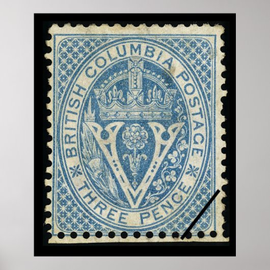 ヴィンテージブリティッシュ・コロンビア旅行ポスター ポスター (正面)