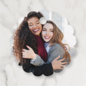 ヴィンテージブリデス結婚ゲイの写真ありがとう フェイバータグ (裏面)