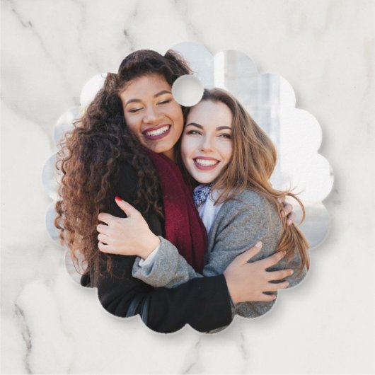 ヴィンテージブリデス結婚ゲイの写真ありがとう フェイバータグ (裏面)