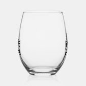 ヴィンテージブリデ結婚ジラバチェロレッテ ステムなしワイングラス (左)