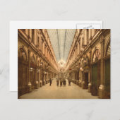 ヴィンテージブリュッセルベルギー聖ヒューバートズギャラリー ポストカード (正面/裏面)