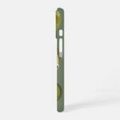 ヴィンテージブリュッセル・スプラウト柄 iPhone 16ケース (左側面)