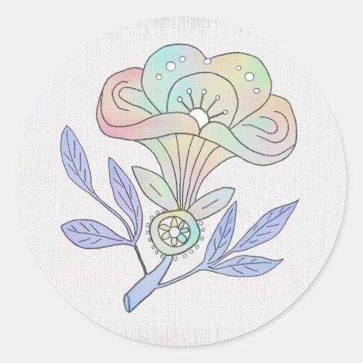 ヴィンテージブリュートポスターランダーオーフクレバー ラウンドシール (正面)