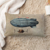 ヴィンテージブリンプイラストレーション ランバークッション (ブランケット)