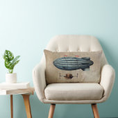 ヴィンテージブリンプイラストレーション ランバークッション (椅子)