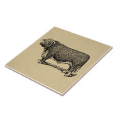 ヴィンテージブルカントリー&ファームテーマアート タイル (側面)