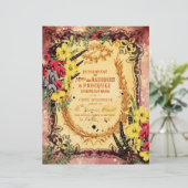 ヴィンテージブルガンディエフエマフレームスクレープブック紙 (スタンド正面)