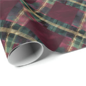 ヴィンテージブルゴーニュとグリーンプライド – 素朴休日 ラッピングペーパー (ロールコーナー)