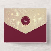 ヴィンテージブルゴーニュオールインワン招待状 オールインワン招待状 (裏面)