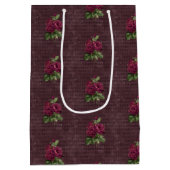 ヴィンテージブルゴーニュバラオンハーレクイン ミディアムペーパーバッグ (裏面)