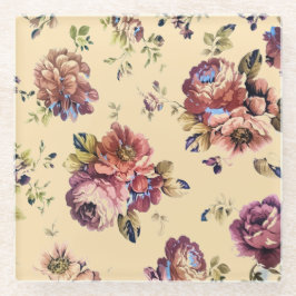 ヴィンテージブルゴーニュバラコースター ガラスコースター