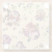 ヴィンテージブルゴーニュバラコースター ガラスコースター (裏面)