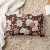 ヴィンテージブルゴーニュフローラ腰枕 ランバークッション (ブランケット)