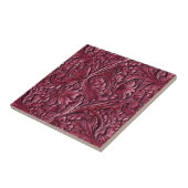 ヴィンテージブルゴーニュ工具革 タイル (側面)