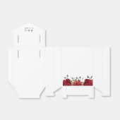 ヴィンテージブルゴーニュ海軍フローラ結婚ズ フェイバーボックス (折り畳みなし)