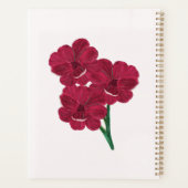 ヴィンテージブルゴーニュ・アネモン花模様 – 呼吸信じ,  プランナー手帳 (裏面)