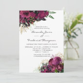 ヴィンテージブルゴーニュ – マルサラ&金ゴールドリハーサルディナー 招待状 (スタンド正面)