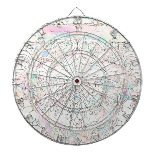 ヴィンテージブルズアイDartboard" "幾何モダンダーツ ダーツボード (正面)