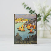 ヴィンテージブルターニュ,フランス – ポストカード (スタンド正面)