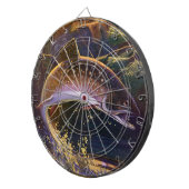 ヴィンテージブルックマス魚フィッシャーマンスポーツ魚釣り ダーツボード (正面右)