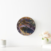 ヴィンテージブルックマス魚フィッシャーマンスポーツ魚釣り ラウンド壁時計 (ホーム)