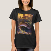 ヴィンテージブルックマス魚フィッシャーマンスポーツ魚釣り Tシャツ (正面)