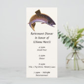 ヴィンテージブルックマス魚，スポーツ魚釣り漁師 (スタンド正面)