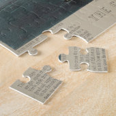 ヴィンテージブルックリンブリッジイラストレーション(1872) ジグソーパズル (側面)