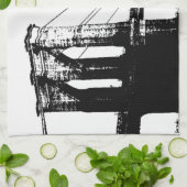 ヴィンテージブルックリンブリッジ キッチンタオル (折り畳み)