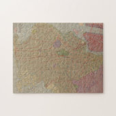 ヴィンテージブルックリンNYの地図（1911年） ジグソーパズル (横)