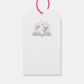 ヴィンテージブルテリア「ハッピーバースデー」ギフトラベル ギフトタグ (裏面)