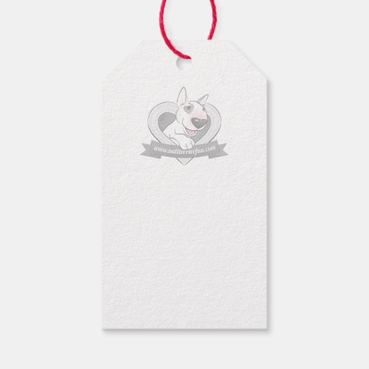 ヴィンテージブルテリア「ハッピーバースデー」ギフトラベル ギフトタグ (裏面)