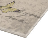 ヴィンテージブルドッグフローラ自転車エフェメラデクページ カッティングボード (角)