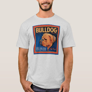 ヴィンテージブルドッグブランドのクレートラベル Tシャツ