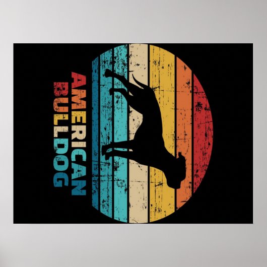 ヴィンテージブルドッグ ポスター (正面)