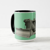 ヴィンテージブルドーザー操作技術者カスタム1 マグカップ (正面左)
