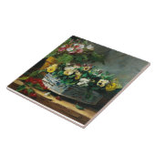 ヴィンテージブルネル – ヌヴィルパンシーズ&プリムローズ タイル (側面)