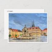 ヴィンテージブルノチェコ共和国レピュブリックテスク ポストカード (正面/裏面)