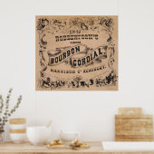 ヴィンテージブルボンAD 1847 ポスター (キッチン)