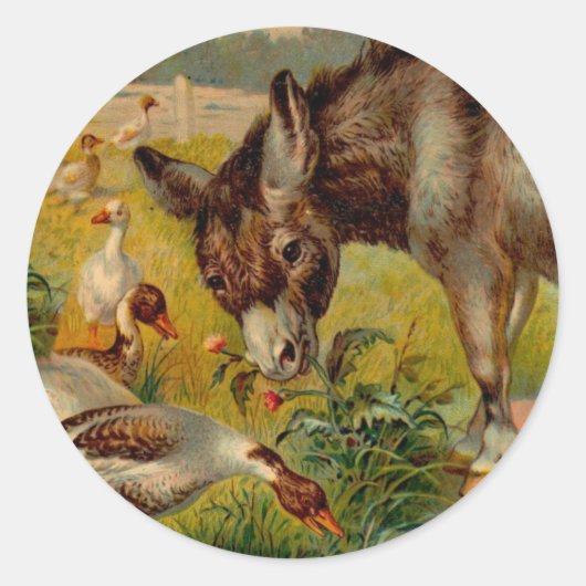 ヴィンテージブルロウィズゲーゼ ラウンドシール (正面)