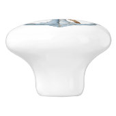 ヴィンテージブルーいかりロープ セラミックノブ (側面)