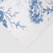 ヴィンテージブルーとホワイトパゴダチノワセリー 薄葉紙 (詳細)